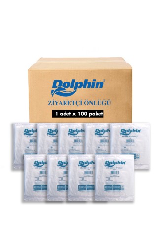 Dolphin - Dolphin Ziyaretçi Önlüğü 100 Adet (Koli)