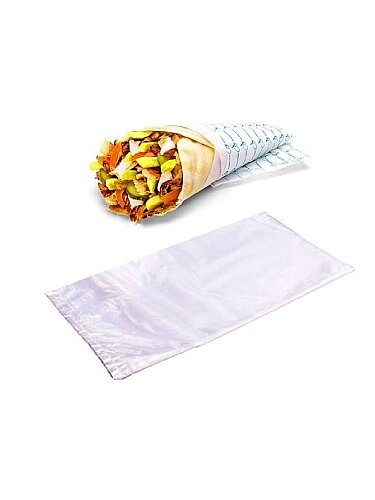 Dürüm Poşeti 14 * 28cm 500 Adet - Kullan At Market