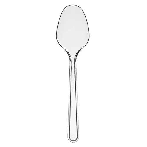 Ekonomik Plastik Şeffaf Kaşık 100lü - 1