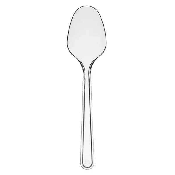 Ekonomik Plastik Şeffaf Kaşık 100lü - 1