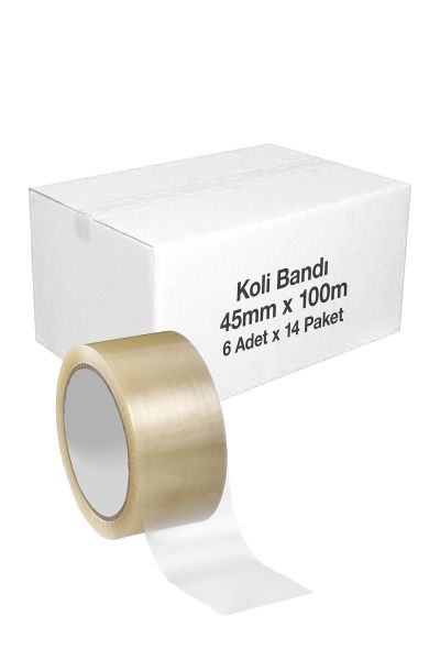 Elba Koli Bandı 4,5cmx100m 6lı x 14 Paket (Koli)