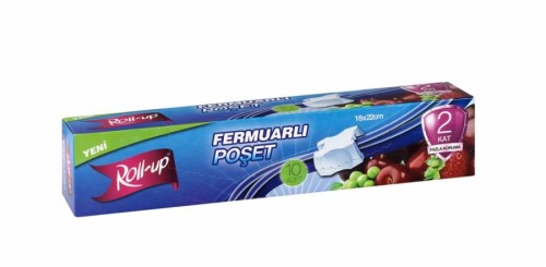 Roll-Up Fermuarlı Poşet 22x18cm 10lu