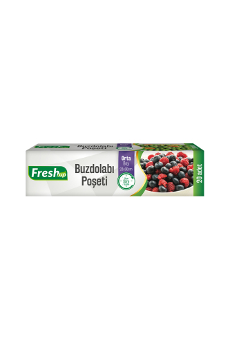 Fresh-Up Buzdolabı Poşeti 23x36cm Orta Boy 20 Adet - Fresh-Up