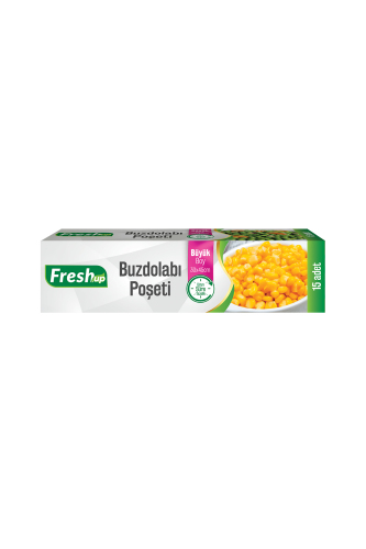 Fresh-Up Buzdolabı Poşeti 30 * 45cm Büyük Boy 15 Adeet - Fresh-Up