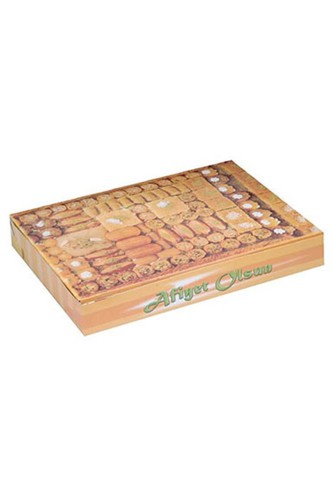 Kullan At Market - Karton Baklava Kutusu 21x28cm 500gr 200lü