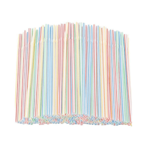 Dolphin Körüklü Plastik Pipet 5mm x 22cm - 200 Adet - Dolphin