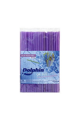 Kullan At Market - Dolphin Frozen Pipet Mor 22cm x 8mm 100lü