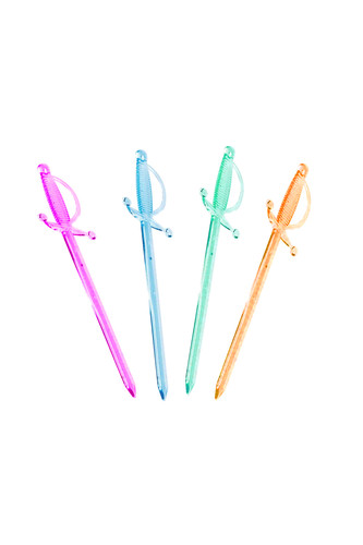 Kullan At Market - Plastik Kılıç Kürdan Renkli 1000li