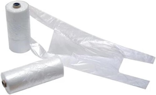 Plastik Şeffaf Rulo Bakkaliye Poşeti Orta Boy 170 Adet - Kullan At Market