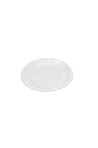 Roll-Up Plastik Tabak Beyaz Ekonomik 21cm 100 Adet - 2