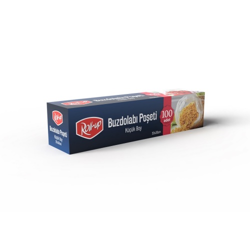 Roll-Up Küçük Boy Buzdolabı Poşeti 20x30cm 100'lü - Roll-Up