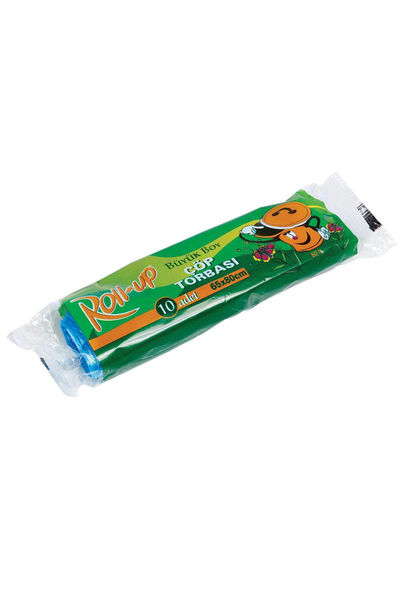 Roll Up Çöp Torbası Büyük Boy 65x80cm 10lu - 1