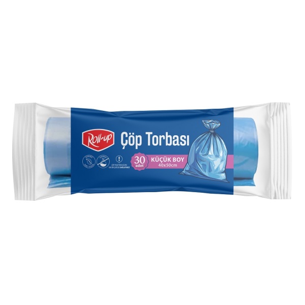 Roll-up Çöp Torbası Küçük 40x50cm 30 Adet - 1