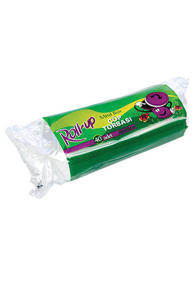 Roll Up Çöp Torbası Mini Boy 40x50cm 40lı