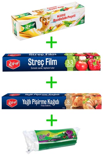 Roll-Up - Roll-Up Ekonomik Mutfak Seti 4 Parça Model 1