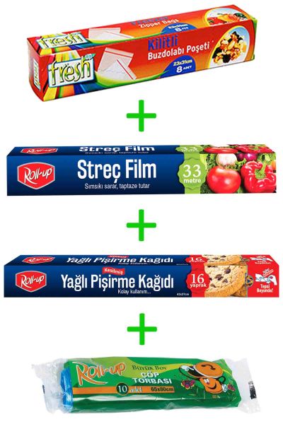 Roll-Up Ekonomik Mutfak Seti 4 Parça Model 36