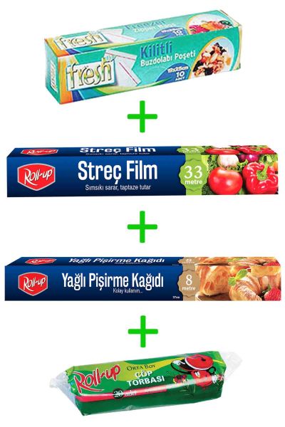 Roll-Up Ekonomik Mutfak Seti 4 Parça Model 5