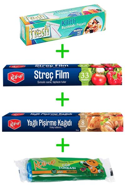 Roll-Up Ekonomik Mutfak Seti 4 Parça Model 6