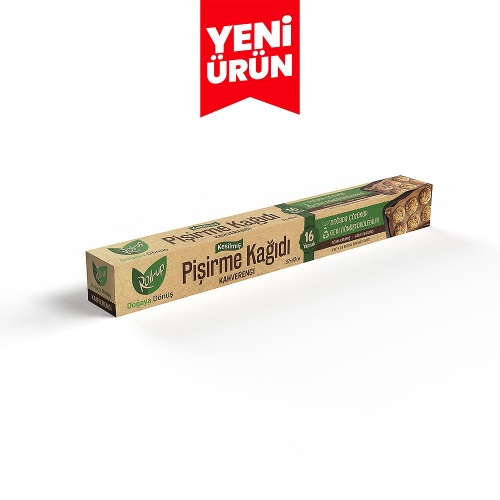 Roll-up Kahverengi Kesilmiş Pişirme Kağıdı 37cmx42cm 16 Yaprak 1 Adet - Roll-Up