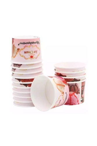 Roll-Up Karton Dondurma Kasesi Büyük 200cc 25 Adet - Roll-Up