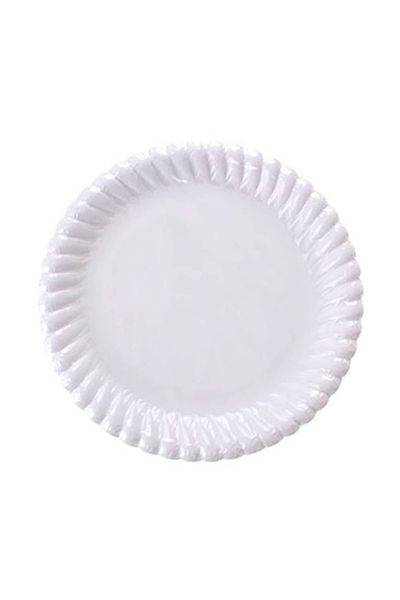 Roll-Up Karton Tabak Beyaz 23 cm 10 Adet - 1