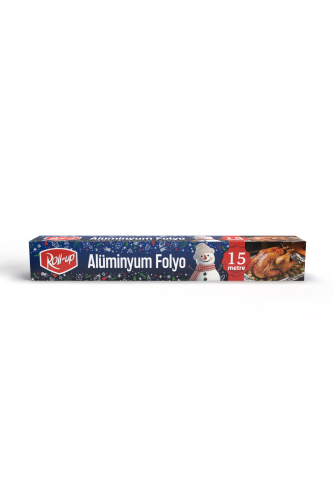 Roll-up Kış Temalı Alüminyum Folyo 10 Mic 30cm x 15m - Roll-Up
