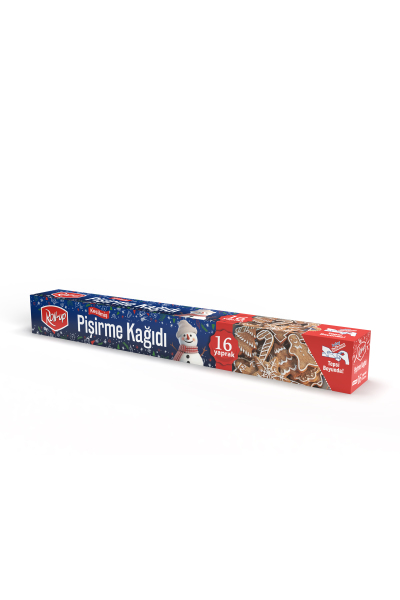Roll-Up Kış Temalı Kesilmiş Pişirme Kağıdı 37cm x 42cm 16 Yaprak - 2
