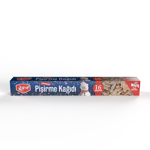 Roll-Up Kış Temalı Kesilmiş Pişirme Kağıdı 37cm x 42cm 16 Yaprak - Roll-Up