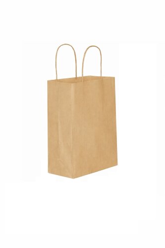 Roll-Up Kraft Çanta Naturel Büyük Boy 31x41cm 25li - Kullan At Market