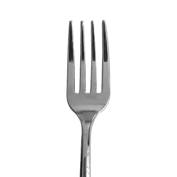 Roll-Up Metal Görünümlü Mini Kokteyl Çatalı 9,5cm 50li - 3