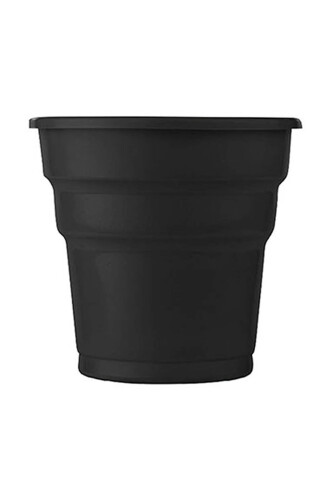 Roll-Up Plastik Meşrubat Bardağı Siyah 180cc-7oz 25 Adet - Roll-Up