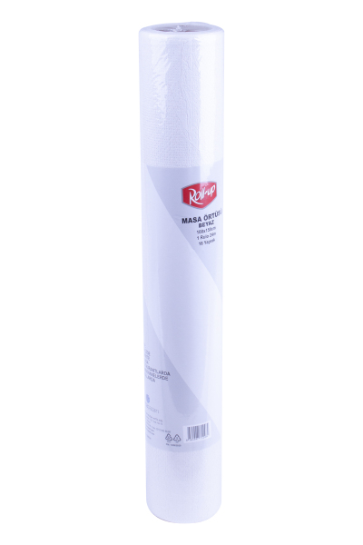 Roll-Up Rulo Kağıt Masa Örtüsü Beyaz 100 x 150cm 16 Yaprak 1 Rulo - 1