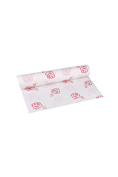 Roll-Up Rulo Kağıt Masa Örtüsü Çiçek Desenli 100 x 150cm 16 Yaprak 1 Rulo - 1