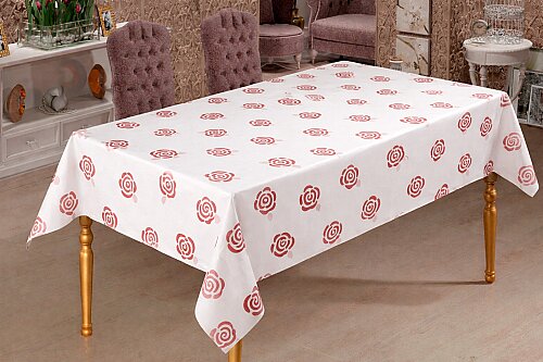 Roll-Up Rulo Kağıt Masa Örtüsü Çiçek Desenli 100 * 150 cm 16 Yaprak 1 Rulo - Roll-Up