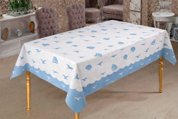 Roll-Up Rulo Kağıt Masa Örtüsü Marin Desenli 100 x 150cm 16 Yaprak - 1