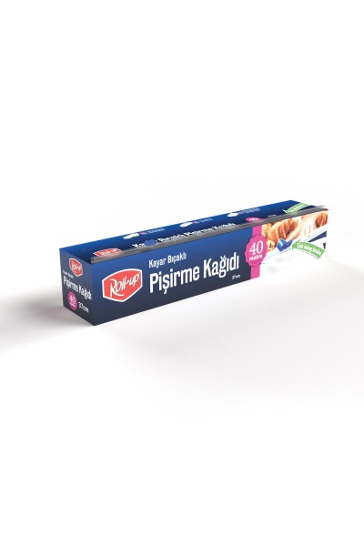 Roll-Up Pişirme Kağıdı Kayar Bıçak Hediyeli 37cm x 40 m 1 Adet - 1
