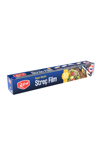 Roll-Up Kayar Bıçaklı Streç Film 30cm x 33 m 1 Adet - Roll-Up