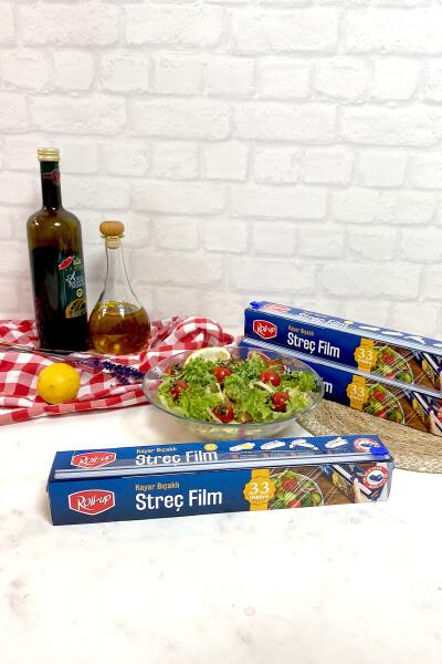 Roll-Up Kayar Bıçaklı Streç Film 30cm x 33 m 1 Adet - 4
