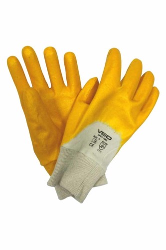 Veo 3002/10 Sarı Nitril Genel Kullanım İş Eldiveni 1 Çift (Beden-9) - 1